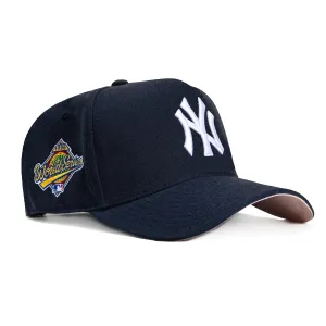 47 Brand New York Yankees 1996 World Series Patch MVP Snapback Hat - Navy