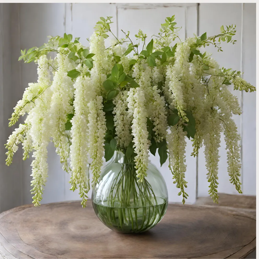 55" Wild Wisteria Stem