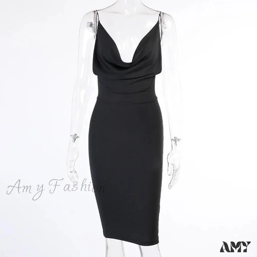 Amy Fashion - Sexy Streetwear Party Elegant Club Dresses