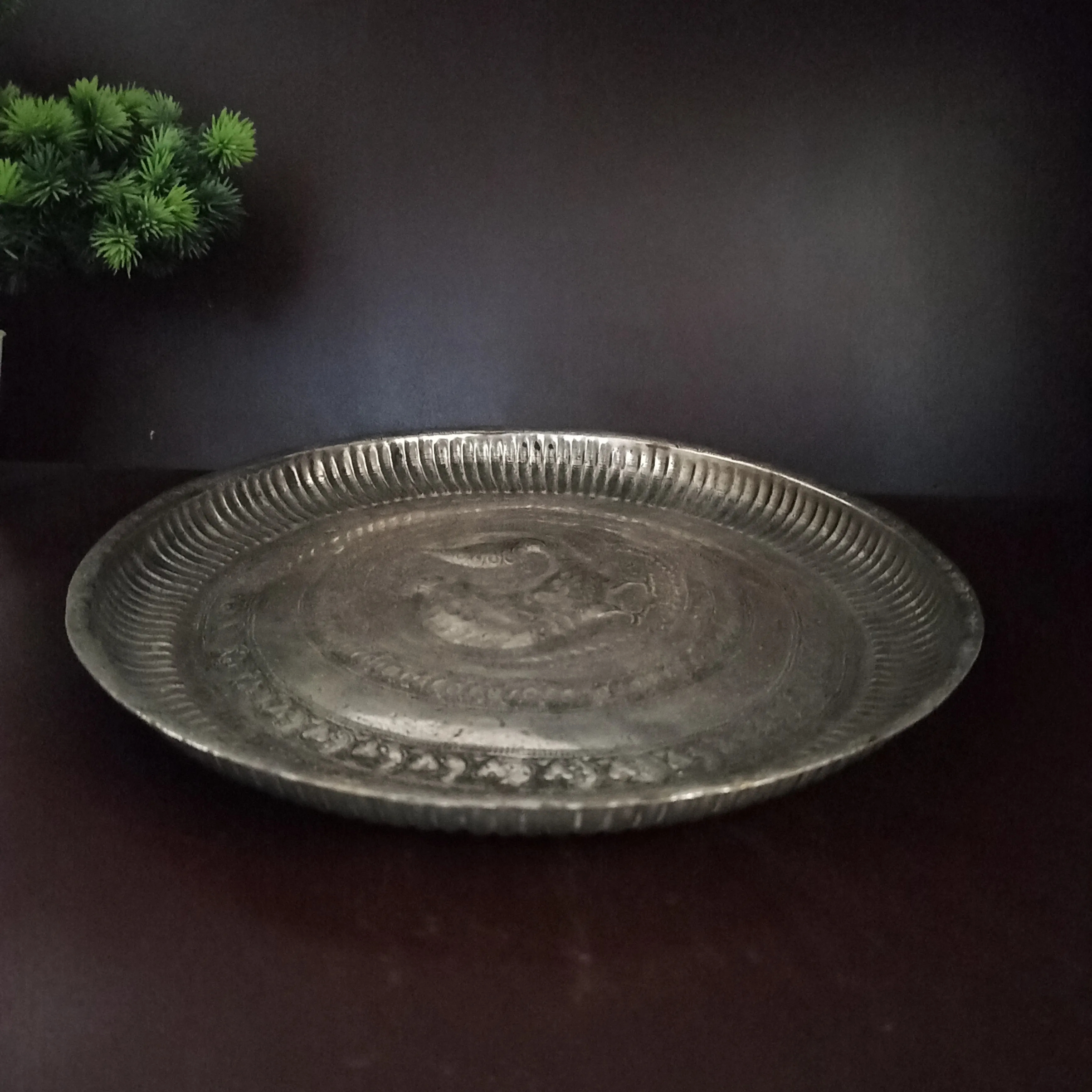 Beautiful Vintage Carved Plate