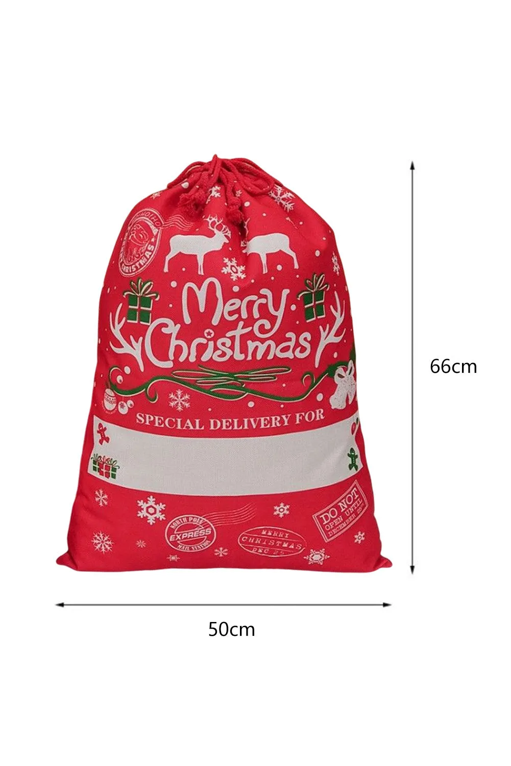 Christmas Drawstring Large Gift Bag