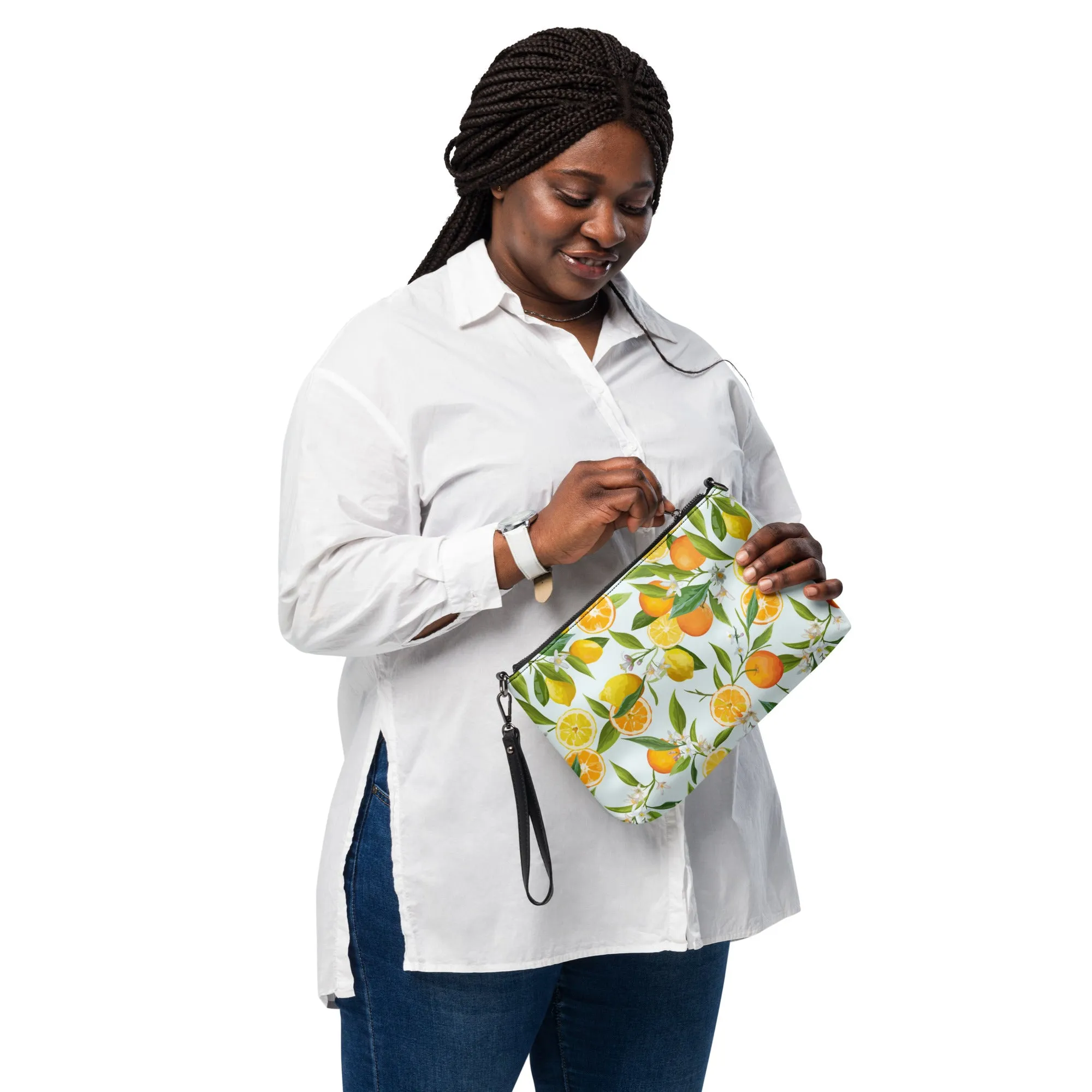 Crossbody Bag Lemons & Oranges | Blue