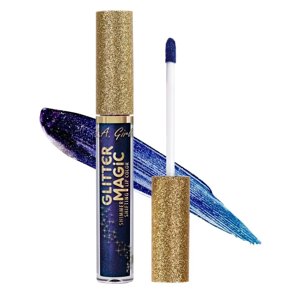 L.A. GIRL - Glitter Magic Shimmer Shifting Lip Color Starry Night - 0.1 fl. oz. (3 ml)