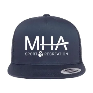 MHASR Logo Flat Brim Trucker Hat (MHASRT008-6006)