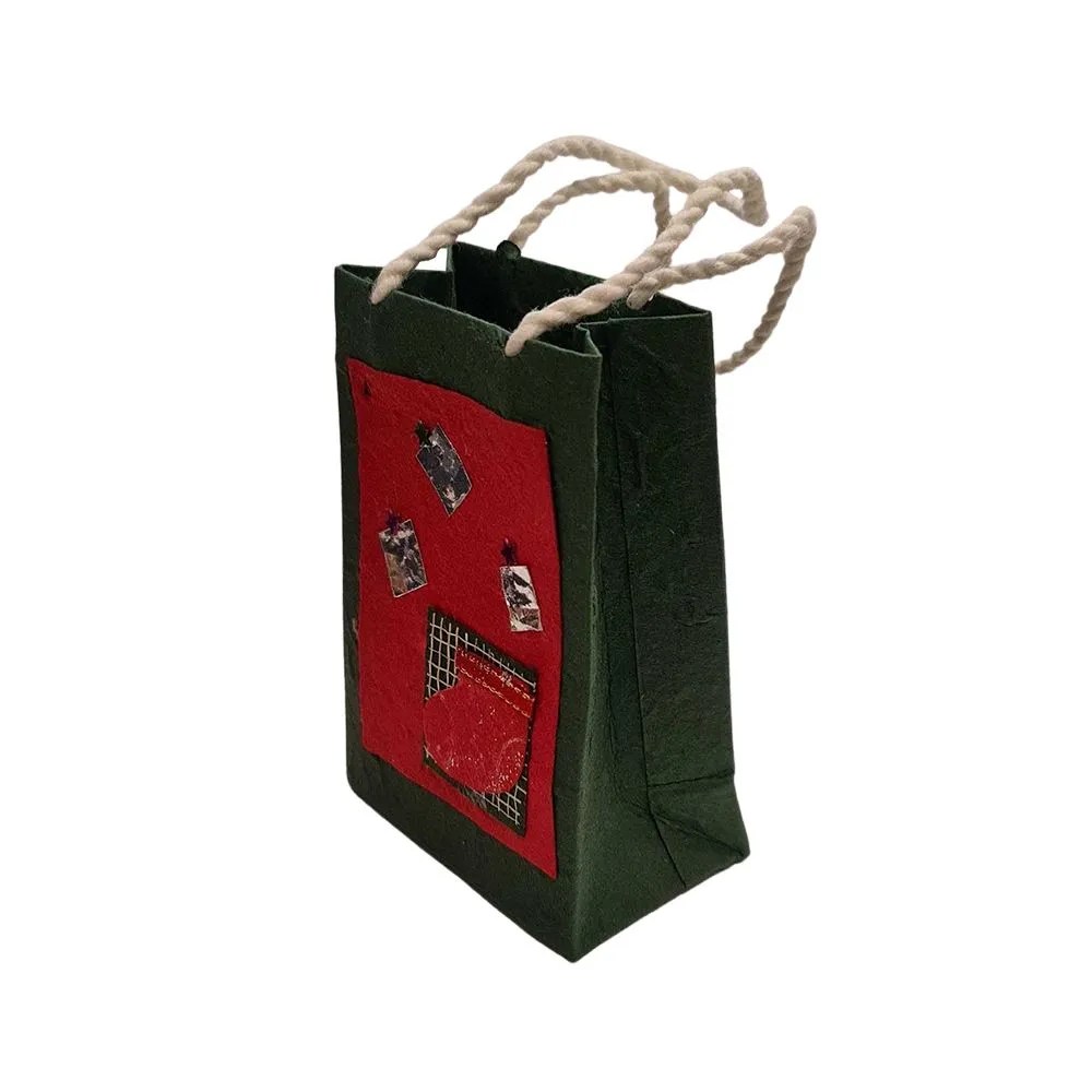 Mulberry Paper Gift Bag, 6x7x3cm, Pack of 10