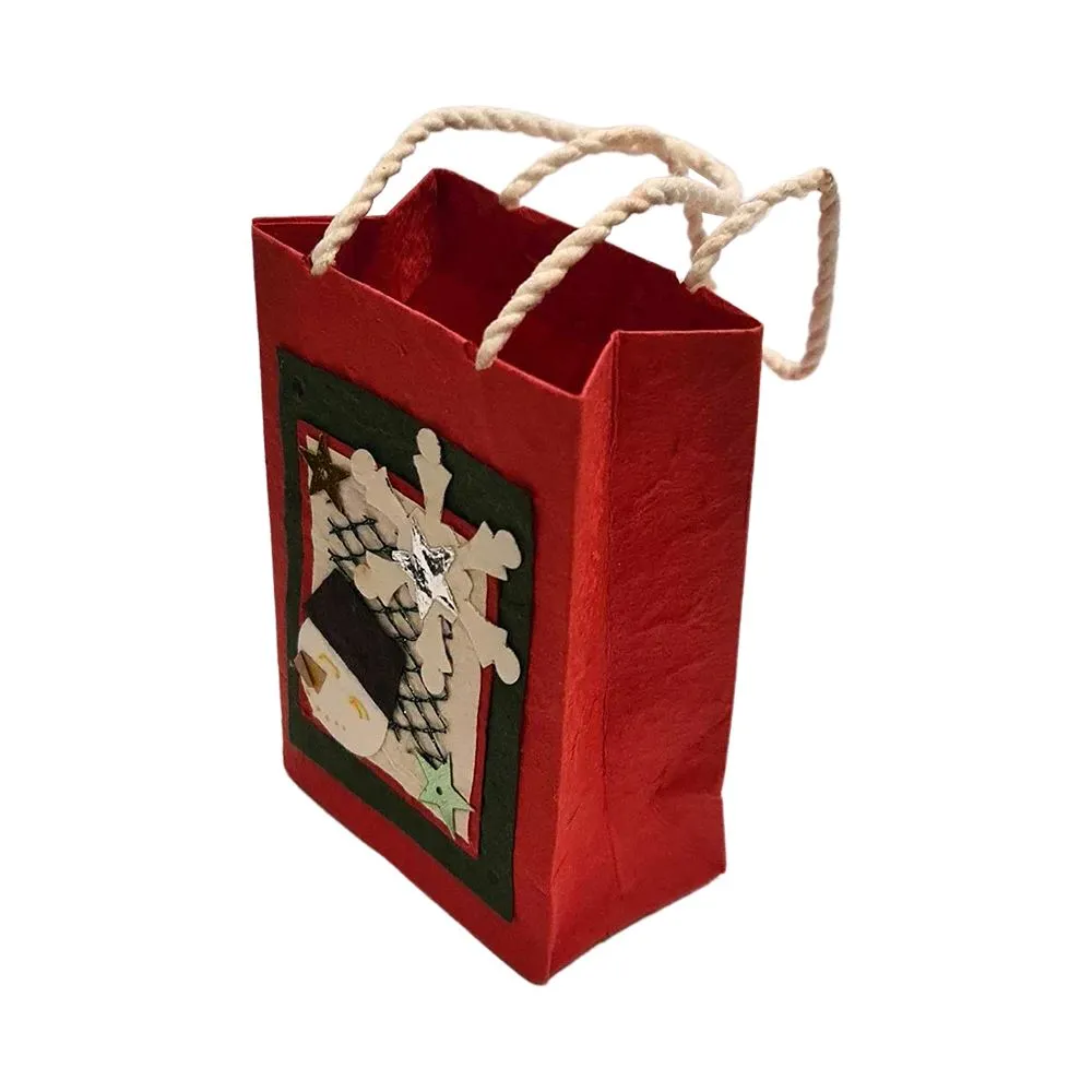 Mulberry Paper Gift Bag, 6x7x3cm, Pack of 10
