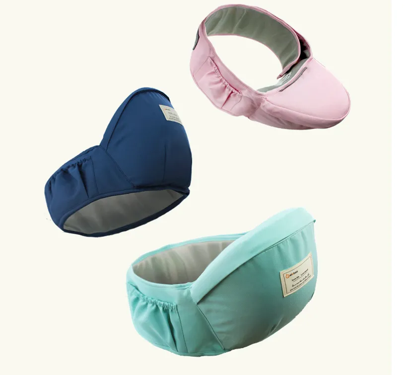 Multi-functional Baby waist stool Hip Seat Breathable & Detachable Design Adjustable Strap Side Pockets