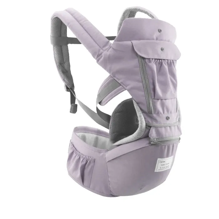 Multi-functional Baby waist stool Hip Seat Breathable & Detachable Design Adjustable Strap Side Pockets