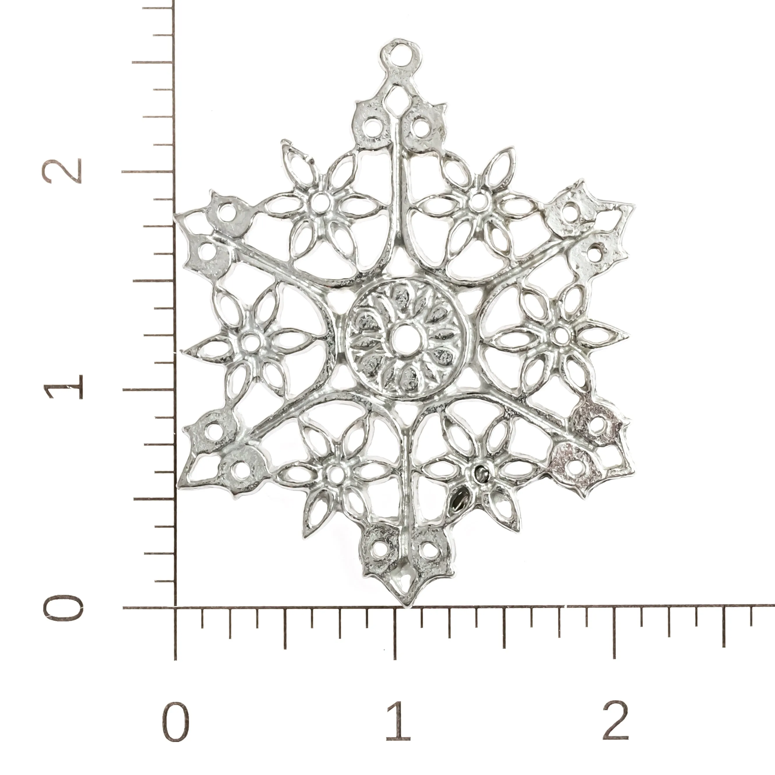 Pewter Snowflake Christmas Ornament - Several Designs - Individual or Gift Set of 7