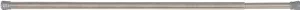 Simple Spaces SD-SR36-BN Shower Curtain Rod, 7-1/2 lb, 36 to 63 in L Adjustable, 1 in Dia Rod, Steel, Brushed Nickel :EA: QUANTITY: 1