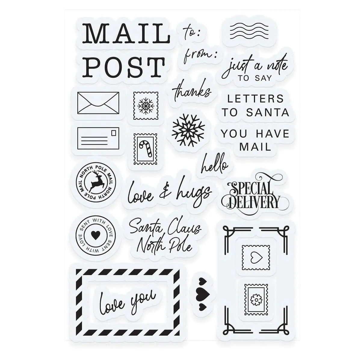 Special Delivery Post Box Die & Stamp Set - DB133