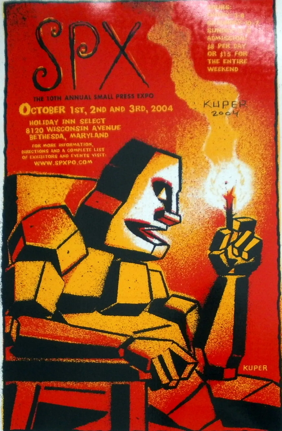 SPX 2004 Show Poster by Peter Kuper, Signed!