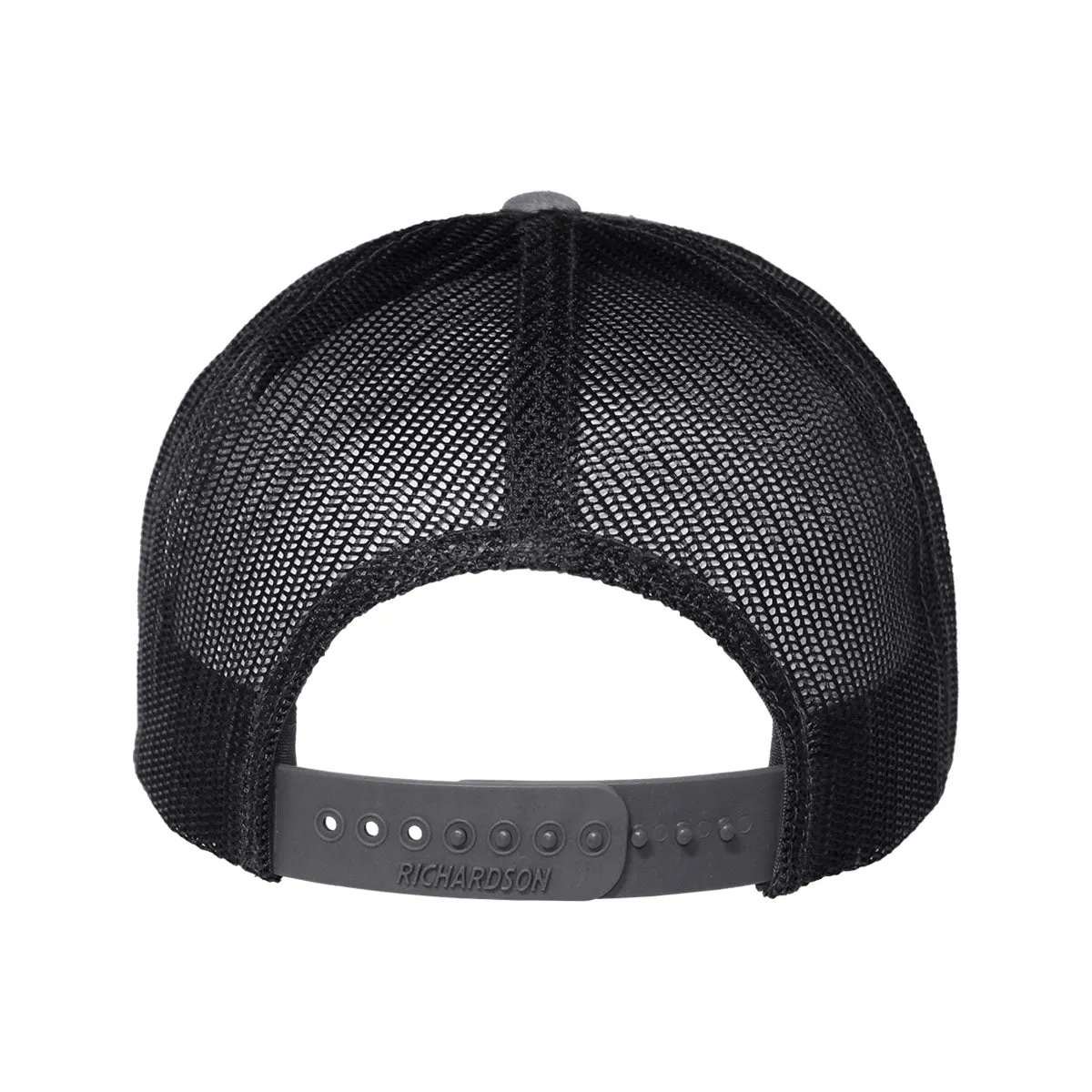Uscape Adjustable Richardson Trucker Cap with Spear Seminoles Patch - Grey/Charcoal