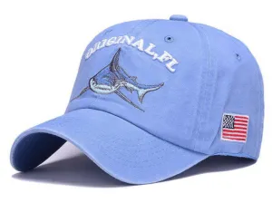 Vintage Baseball Hat w/ Original Shark Design