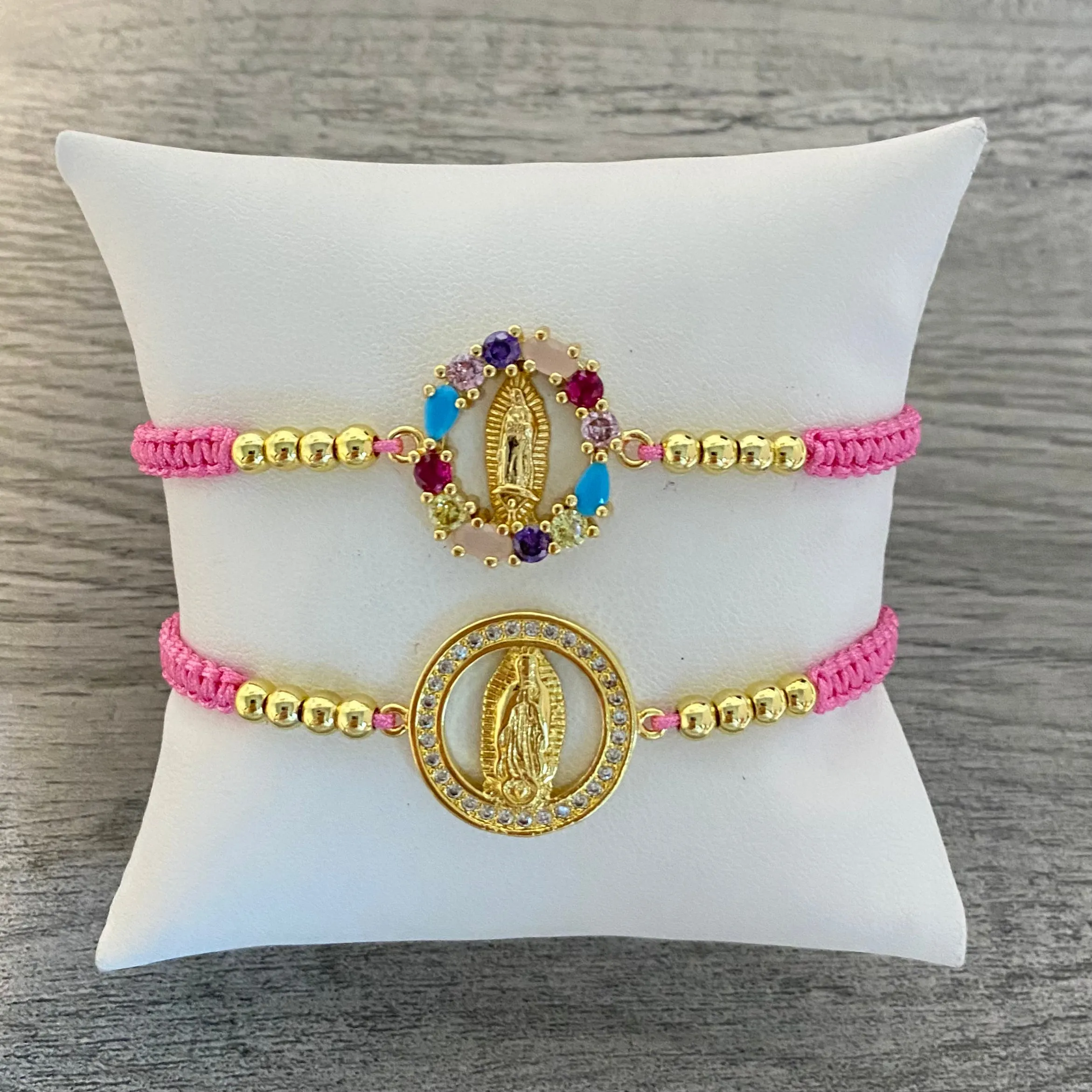 Virgencita Pink Bracelet 06