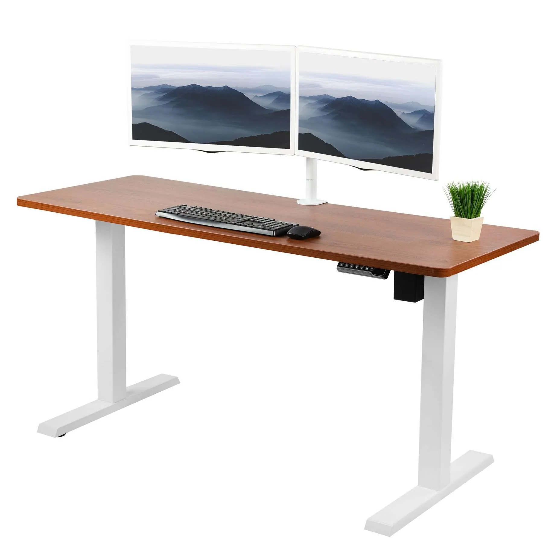 VIVO 60” x 24” Electric Desk, DESK-KIT-E5B6B/E5B6C/E5B6W/E5B6D/E5B6E/E5W6B/E5W6C/E5W6D/E5W6W/E5W6E