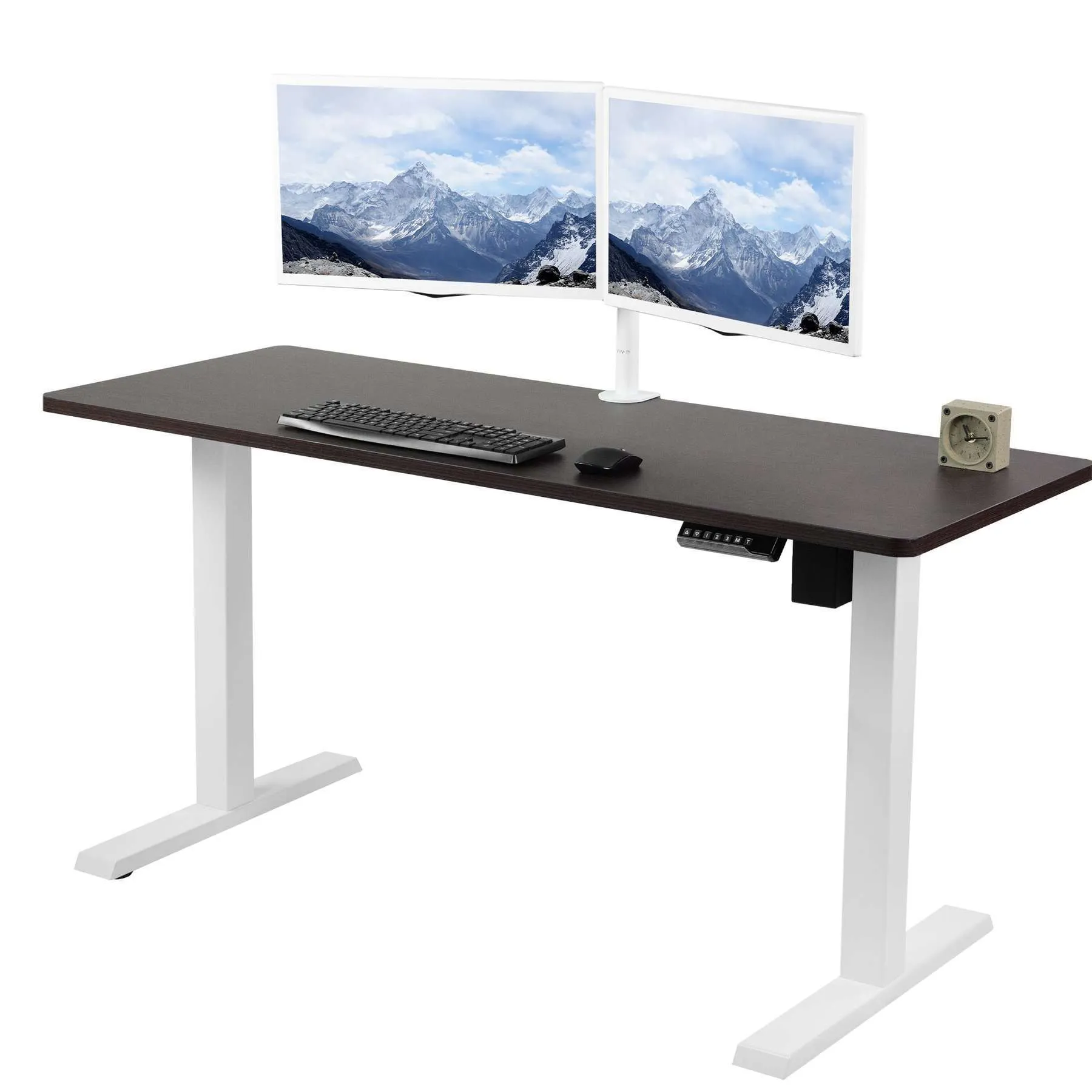 VIVO 60” x 24” Electric Desk, DESK-KIT-E5B6B/E5B6C/E5B6W/E5B6D/E5B6E/E5W6B/E5W6C/E5W6D/E5W6W/E5W6E