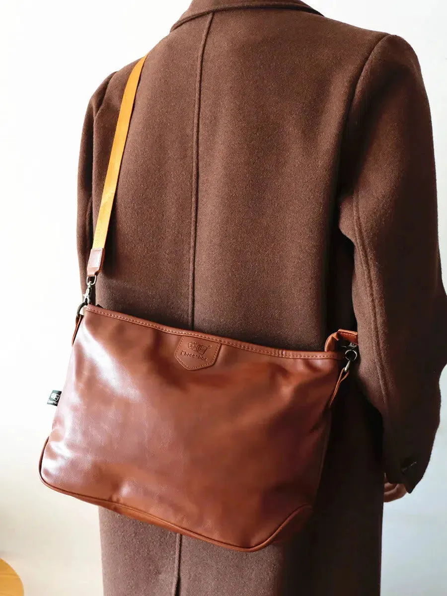 Vvsha  Christmas Gift Medium Leather Crossbody Bag