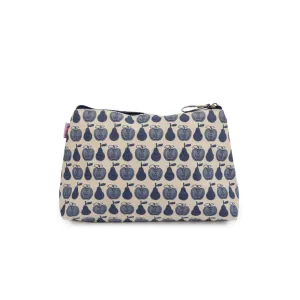 Wash Bag Navy Apples & Pears