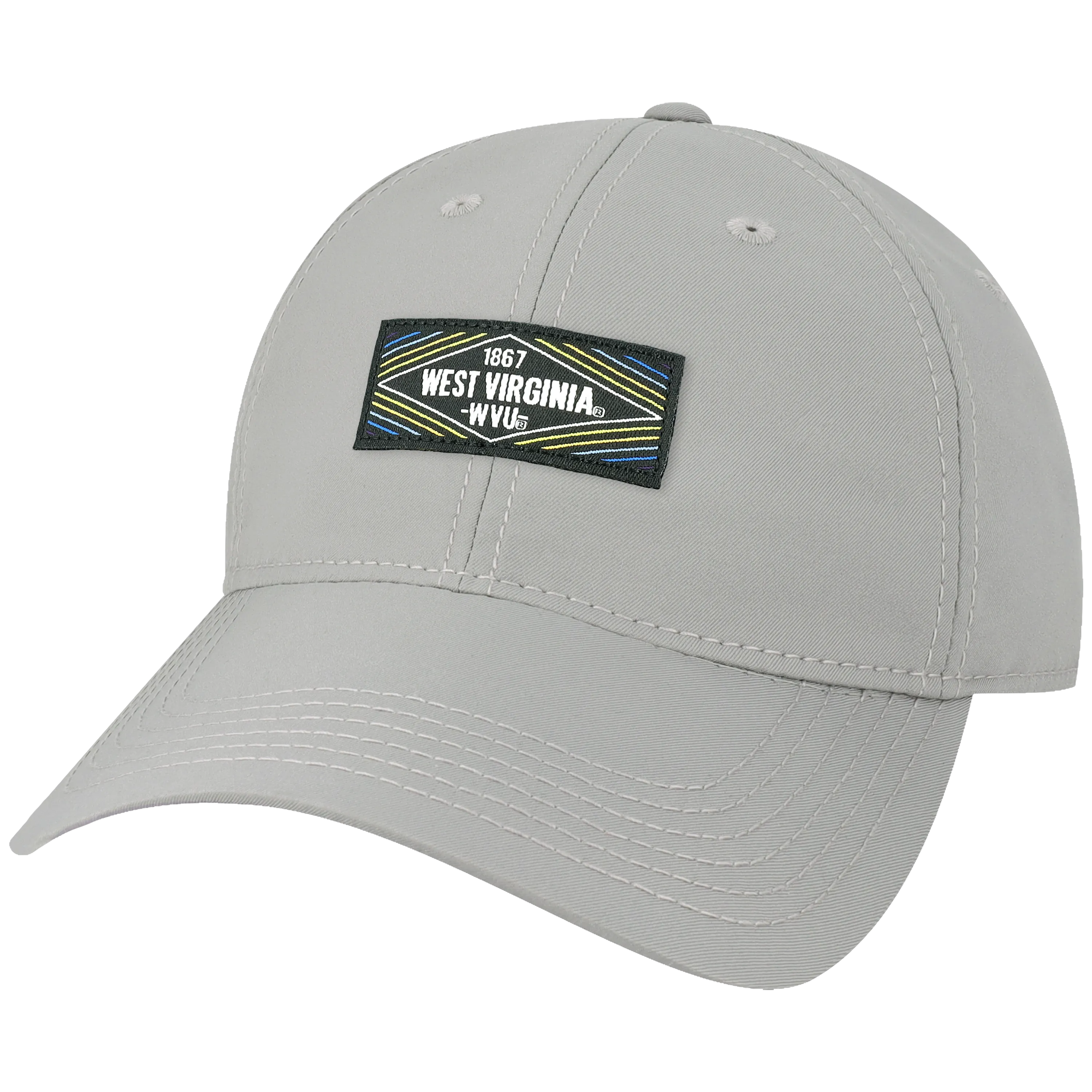 West Virginia Grey Cool Fit Adjustable